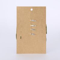 Velvet Bows w Clip Green - Set of 4