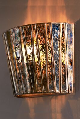 Roosevelt Half Round Wall Light Antique Copper