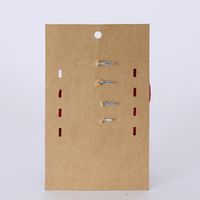 Velvet Bows w Clip Red - Set of 4