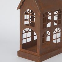 Rusty Candle House Large