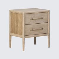 Bayview Bedside 2 Drawer&nbsp;Natural Whitewash