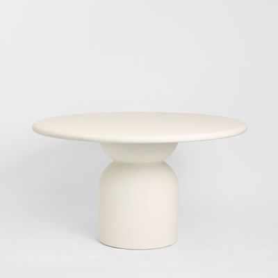 Olive Outdoor Dining Table  White
