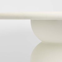 Olive Outdoor Dining Table  White