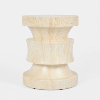 Rook side Table Travertine look