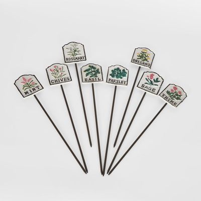 Herb Garden Stake Set of 8