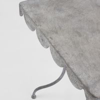 Positano Scalloped Metal Table