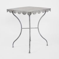Positano Scalloped Metal Table