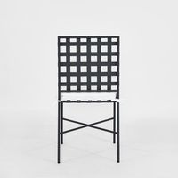 Sheffield Dining Chair Outdoor with White Cushion