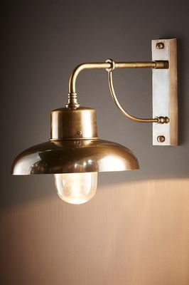 Bridgewater Outdoor Wall Light Brass