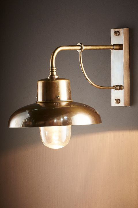 Bridgewater Outdoor Wall Light Brass