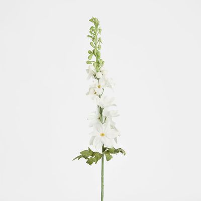 Delphinium Flower Stem 88cm White