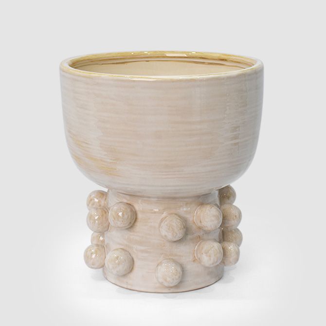 Hector Bobble Planter LGE Natural