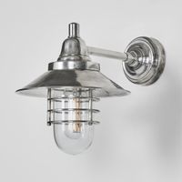 Clark Outdoor Wall Light Antique Silver