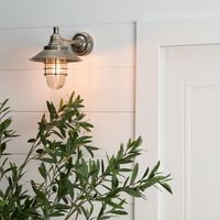 Clark Outdoor Wall Light Antique Silver