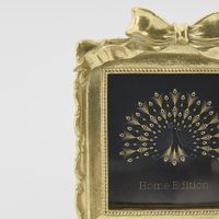Vera Bow Photo Frame 4 x 4 Gold