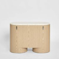 Arlo Bedside Light Oak & Terrazzo