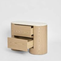 Arlo Bedside Light Oak & Terrazzo