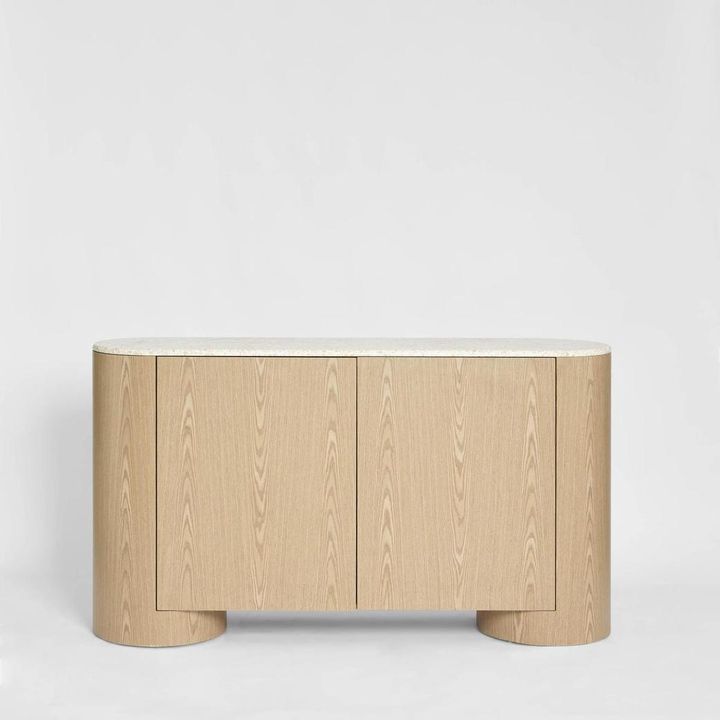 Arlo Buffet Light Oak & Terrazzo