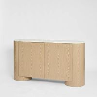 Arlo Buffet Light Oak & Terrazzo