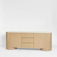 Arlo Sideboard Light Oak & Terrazzo