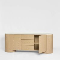Arlo Sideboard Light Oak & Terrazzo