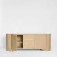 Arlo Sideboard Light Oak & Terrazzo