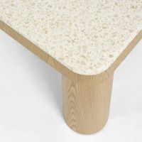 Arlo Coffee Table Light Oak & Terrazzo