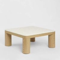 Arlo Coffee Table Light Oak & Terrazzo