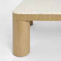 Arlo Coffee Table Light Oak & Terrazzo