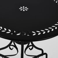Annabel Round Table 70cm Black -Outdoor Bistro dining