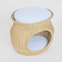 Cove Rattan Pet Bed Natural