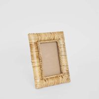 Casa Rattan Square Photo Frame Natural
