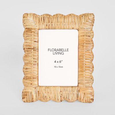 Mina 5 x 7 " Rattan Photo Frame Natural