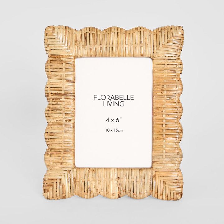 Mina 5 x 7 " Rattan Photo Frame Natural