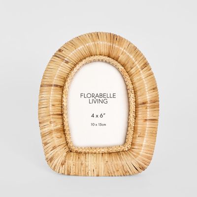 Casa 4 x 6" Rattan Photo Frame Natural