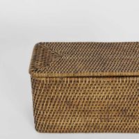 Valley Rattan Toilet Paper Holder Brown