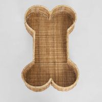 Bone Rattan Basket Natural