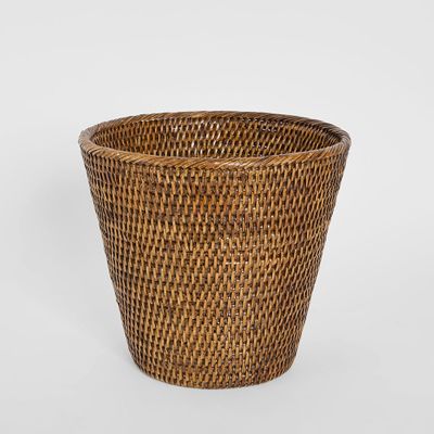 Valley Rattan Bin Brown