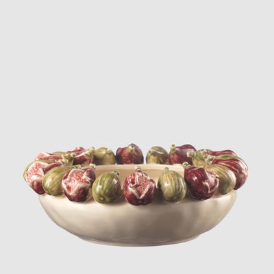 Capri Fig Bowl Pink & Green