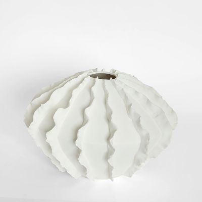 Kelp Wide Vase White