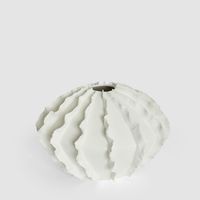 Kelp Wide Vase White
