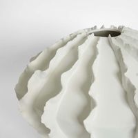 Kelp Wide Vase White