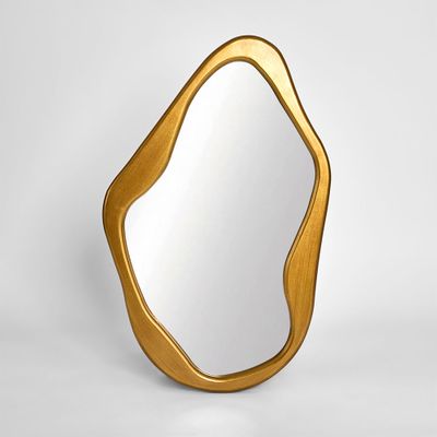 Aria Form Mirror 62x100cm Gold