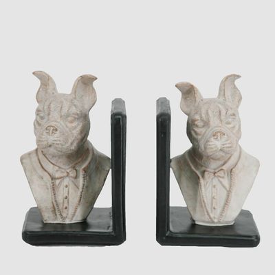 Hamish Bulldog Bookends Set of 2