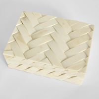 Brea Bone Inlay Trinket White