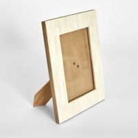 Nira Bone Inlay 5 x 7 " Photo Frame White