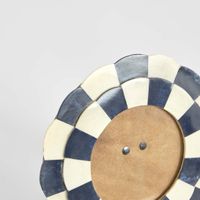 Vena Bone Inlay 4x 4" Photo Frame Black & White