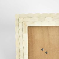 Weva Bone Inlay 5 x 7 " Photo Frame White