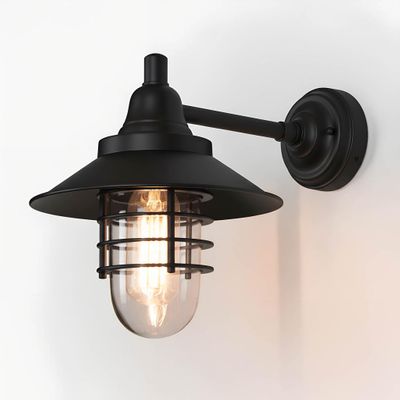 Clark Outdoor Wall Light Black