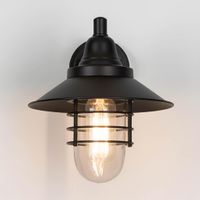 Clark Outdoor Wall Light Black